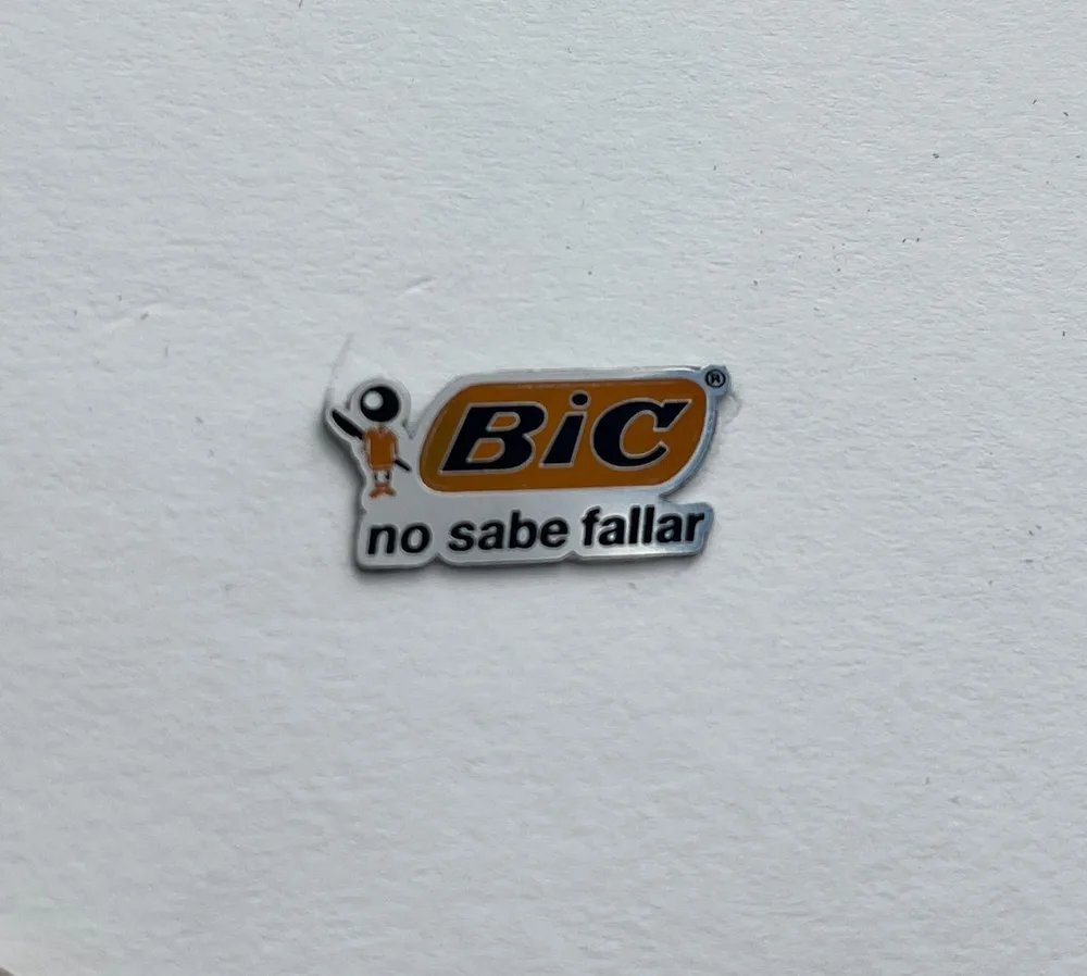 Pin BIC "no sabe fallar"