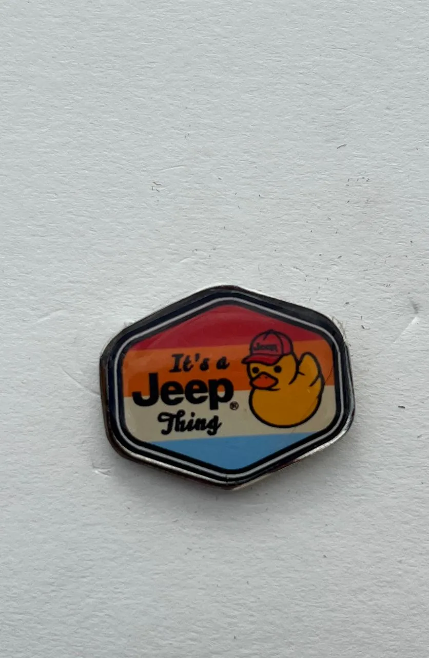Pin "It's a Jeep Thing" con pato de goma
